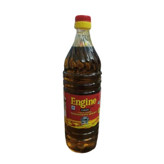 Engine-Mustard-Oil-1L-Kachi-Ghani Engine Mustard Oil, 1L (Kachi Ghani)