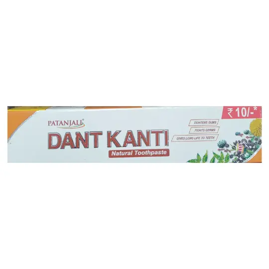 Patanjali Dant Kanti Natural Toothpaste - Rs. 10