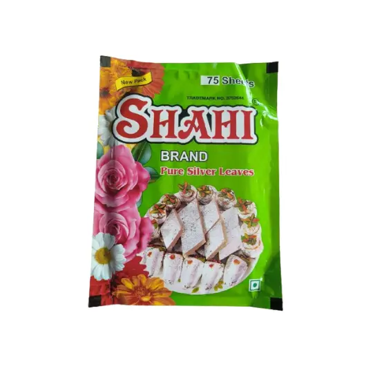 Shahi-Brand-Pure-Silver-Leaves-75-Sheets Shahi Brand Pure Silver Leaves - 75 Sheets