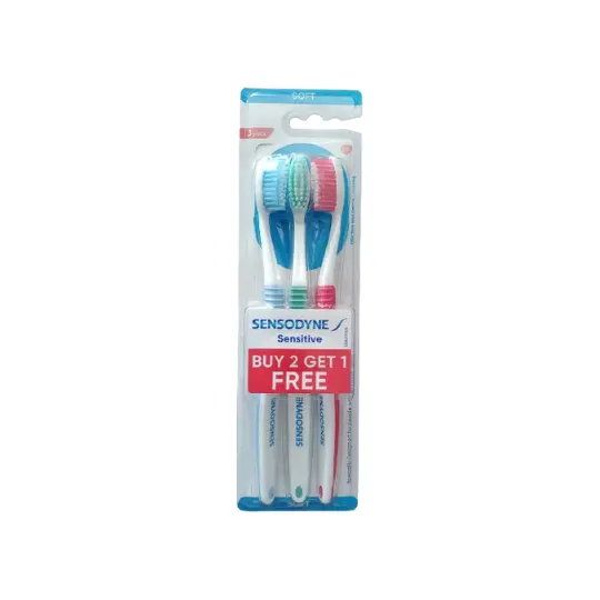 Sensodyne Sensitive Soft Toothbrush - 3 Pcs