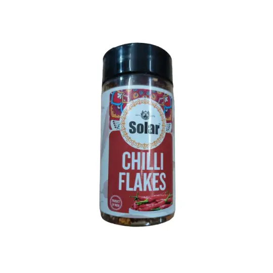 Solar Chilli Flakes - 70 gm Plastic Bottled