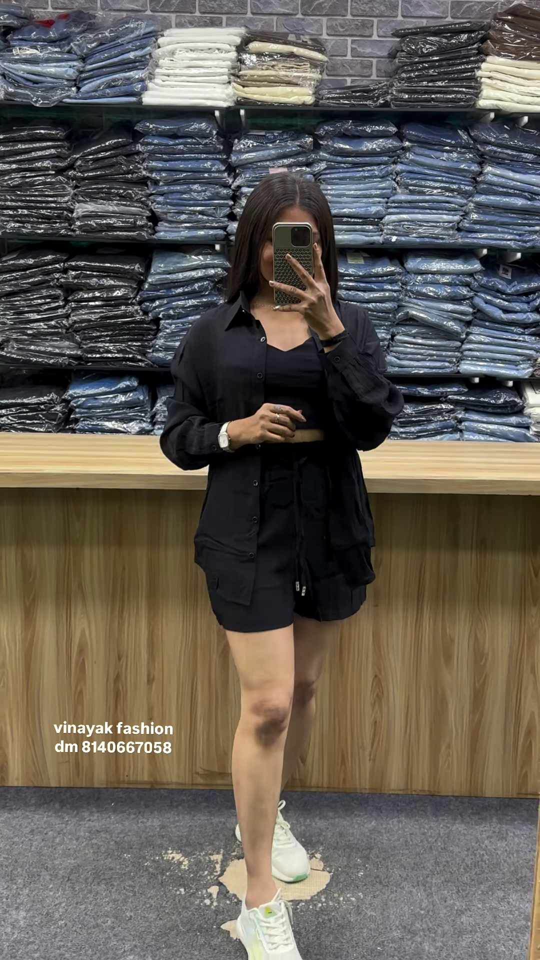 Black Three-Piece Co-Ord Set