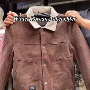Trendy Grey Winter Korean Jacket โ Cozy Up in Ultimate Style! โ๏ธ๐งฅ