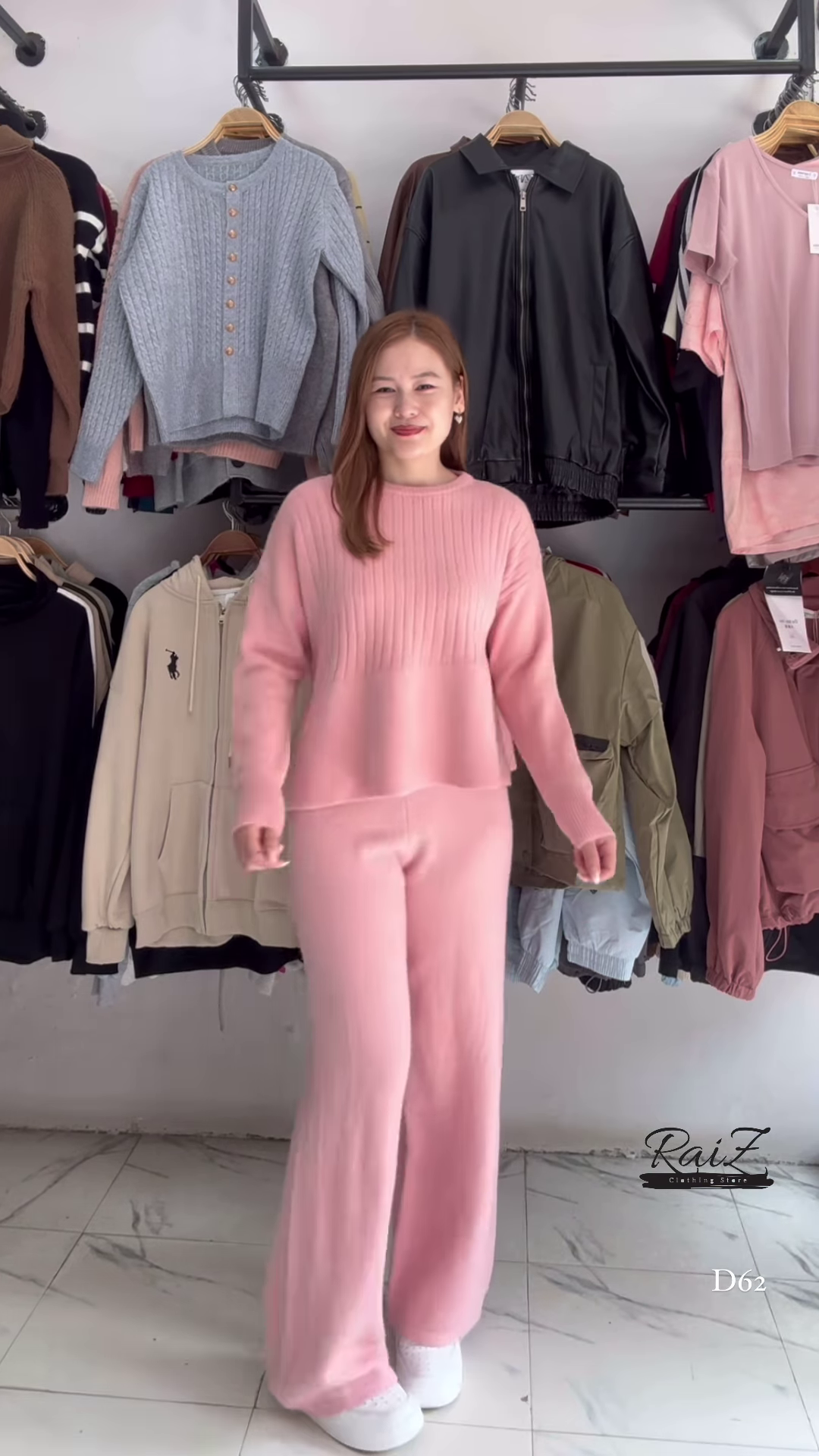 Solid Knit Co-ord Sets π§Άπ€ With Sweater & Matching Bottoms β Black, Red & Purple Variants - Image 6