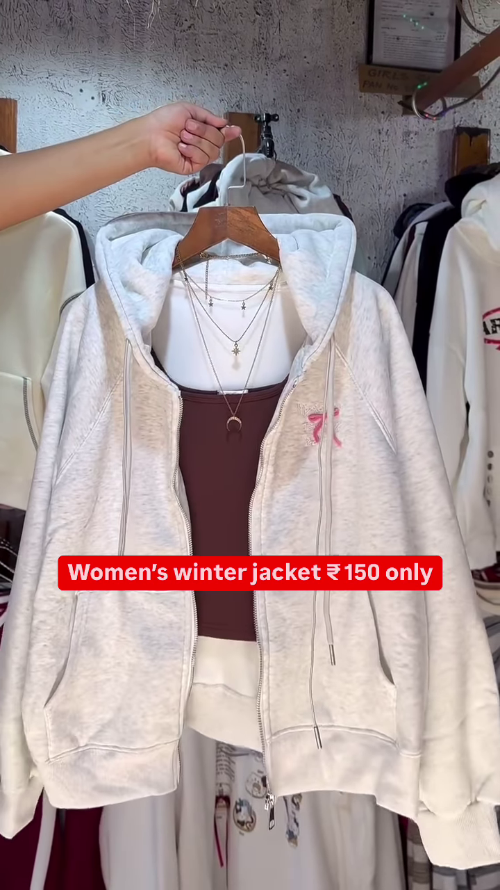 Women's Hooded Winter Jackets 🧥❄️ – Soft Padded Layers in Gray, Pink & Blue Variants - Image 2