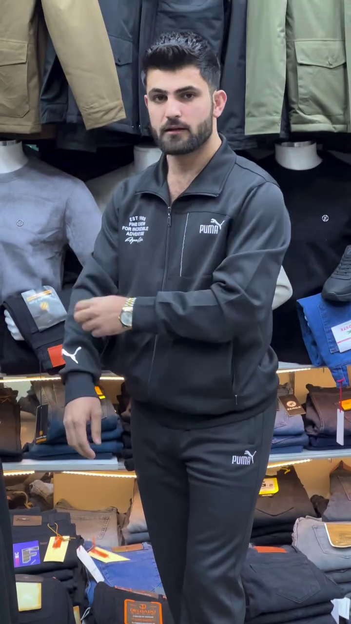 BLACK PUMA PERFORMANCE TRACKSUIT