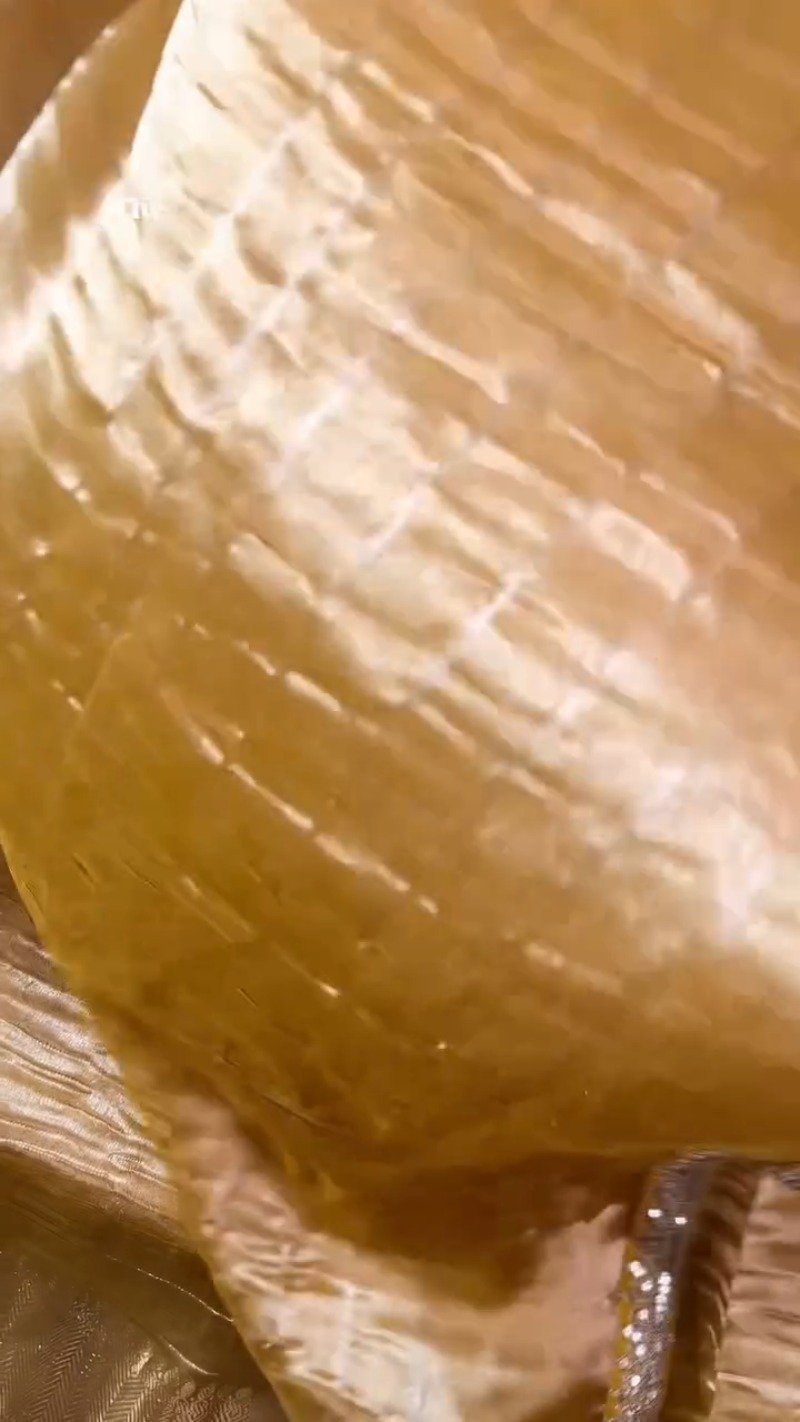 Sun-Kissed Gota Patti Organza Saree – A Masterpiece of Traditional Grace - Image 3